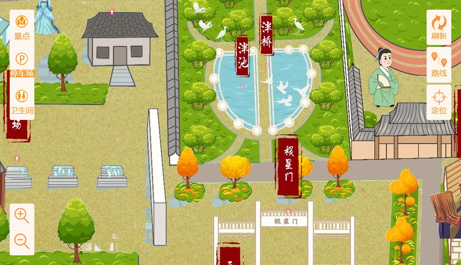 邵原镇手绘地图景区语音讲解导览系统：智慧景区建设的基石